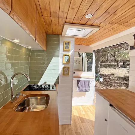 营地 Tenerife Glamping Camper With Bathroom 洛斯克里斯蒂亚诺斯